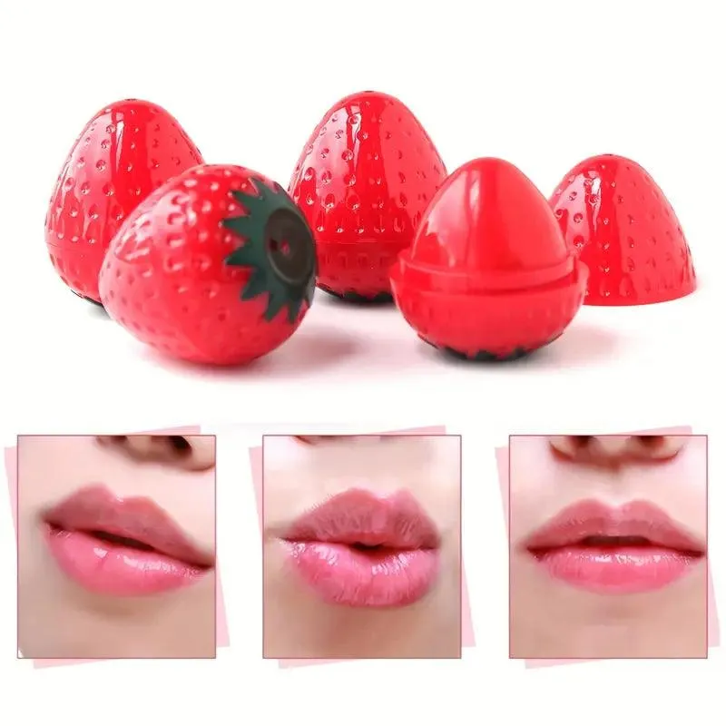 24pcs Strawberry Lip Balm Set - Nourishing & Hydrating, Perfect for All Skin Types