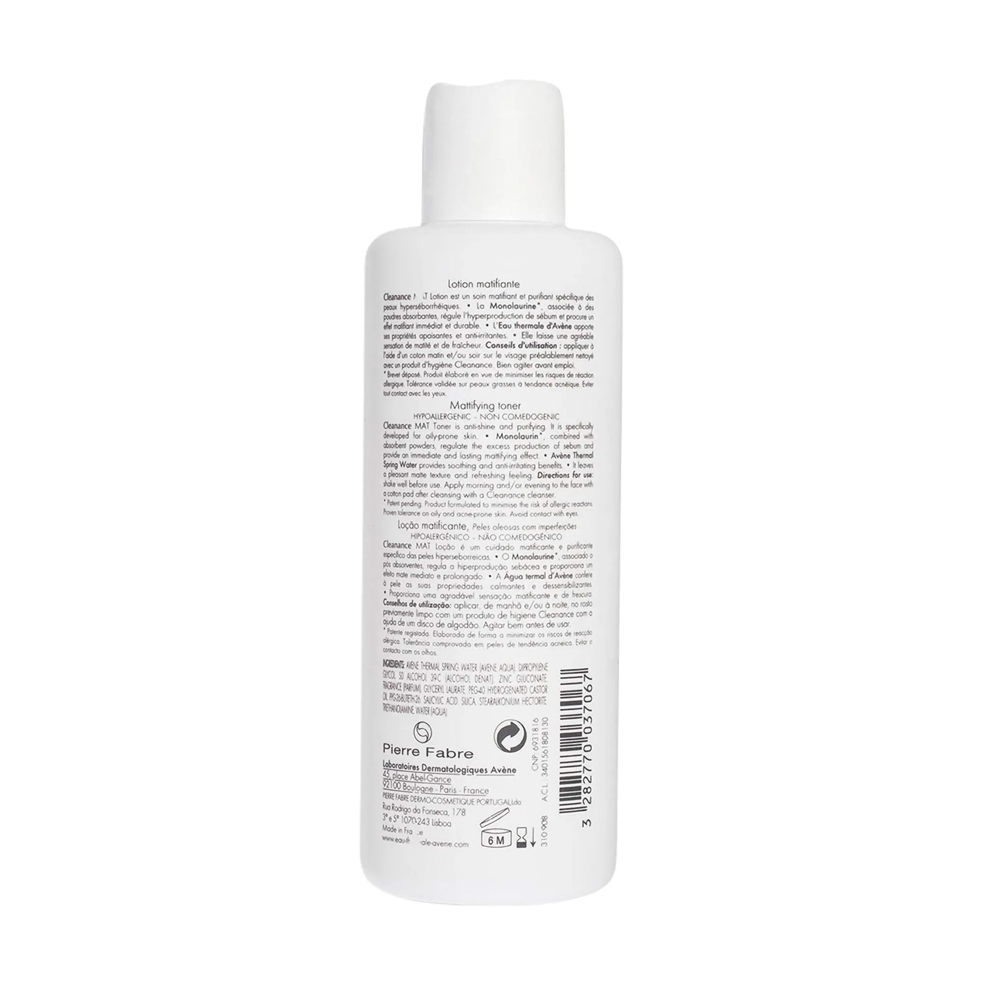 Avène Cleanance MAT Mattifying Toner 6.7 fl. oz.