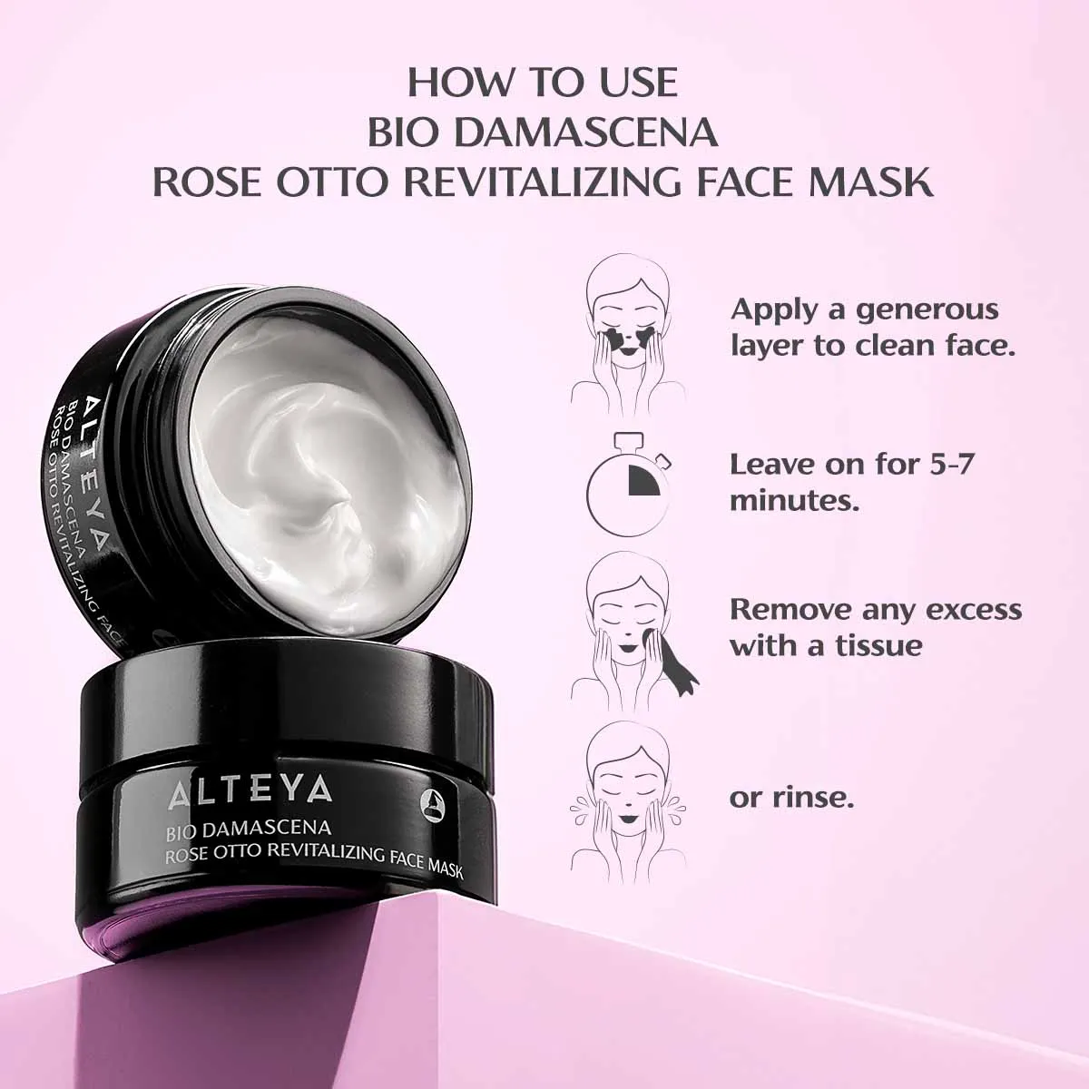 BIO DAMASCENA ROSE OTTO REVITALIZING FACE MASK