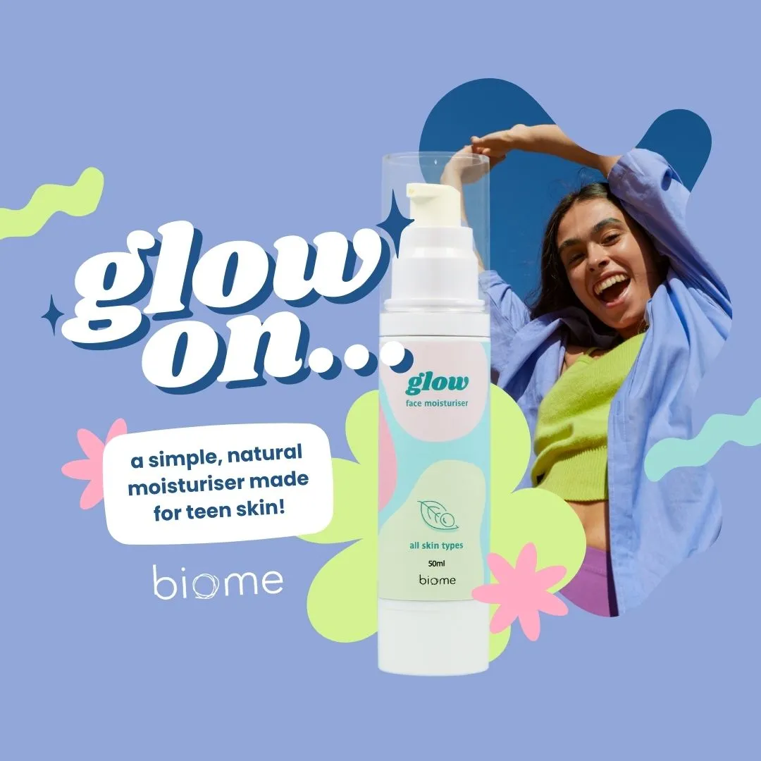 Biome Glow Tween - Teen Face Moisturiser