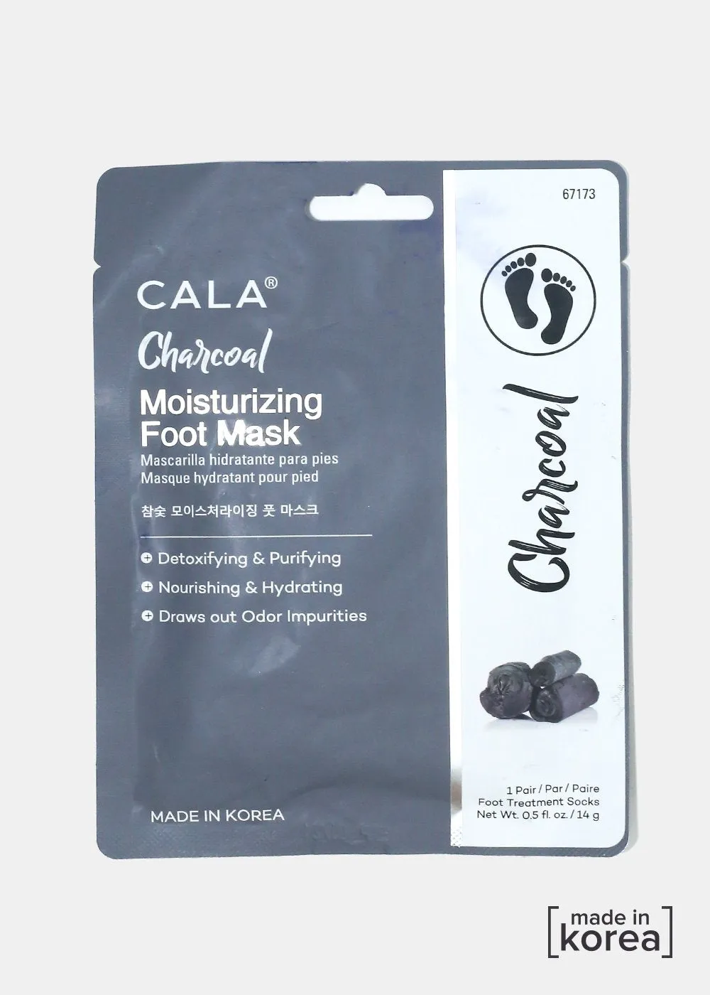 Charcoal Moisturizing Foot Mask