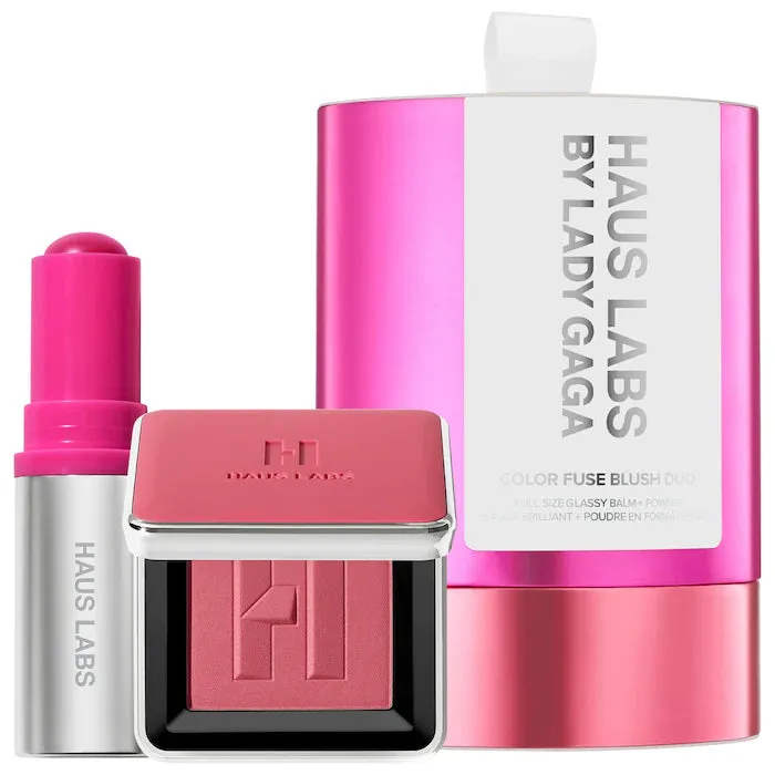 Color Fuse Glassy Blush Balm Stick   Powder Blush Set