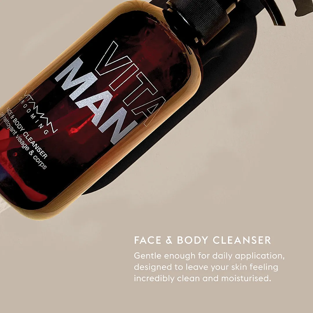 Face & Body Cleanser - Removes Dirt, Refreshing Aroma (8.4 fl oz)