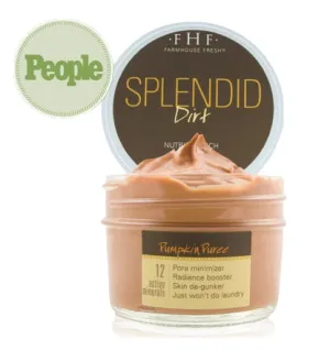 Face Mask-Splendid Dirt Nutrient Mud Mask with Organic Pumpkin Puree