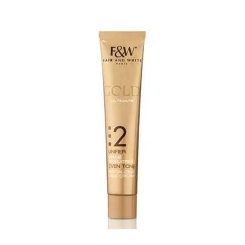 Fair & White  Gold Revitalizing Step 2 Unifier Even Tone Fade Cream 1.7 oz / 50ml