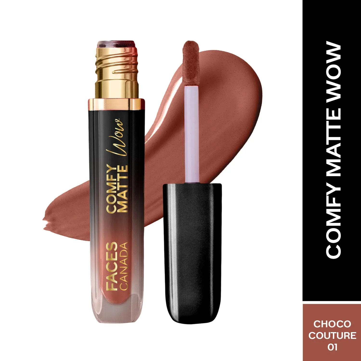 FC Comfy Matte Wow Liquid Lipstick Choco Couture 01 3.8ml