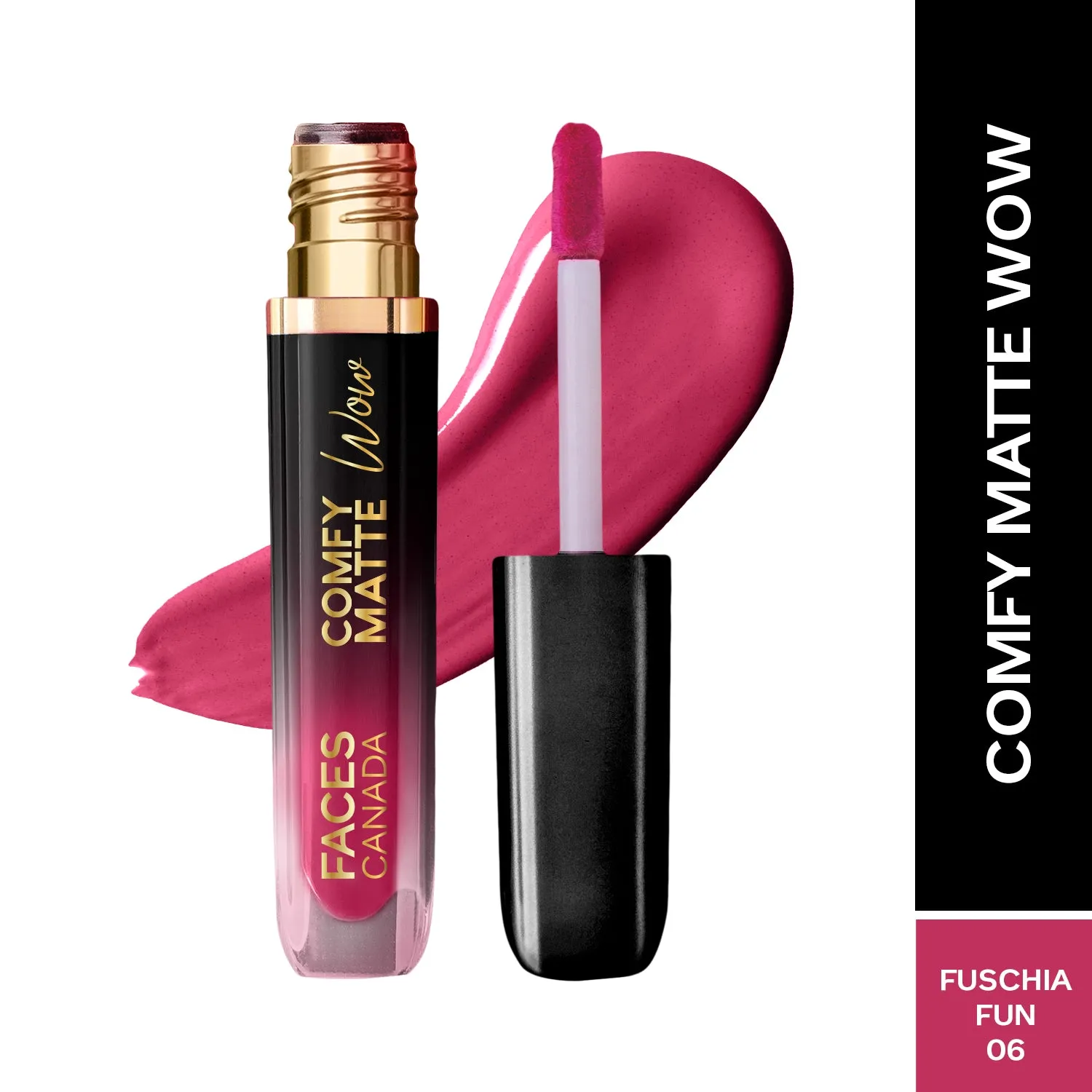 FC Comfy Matte Wow Liquid Lipstick Fuschia Fun 06 3.8ml