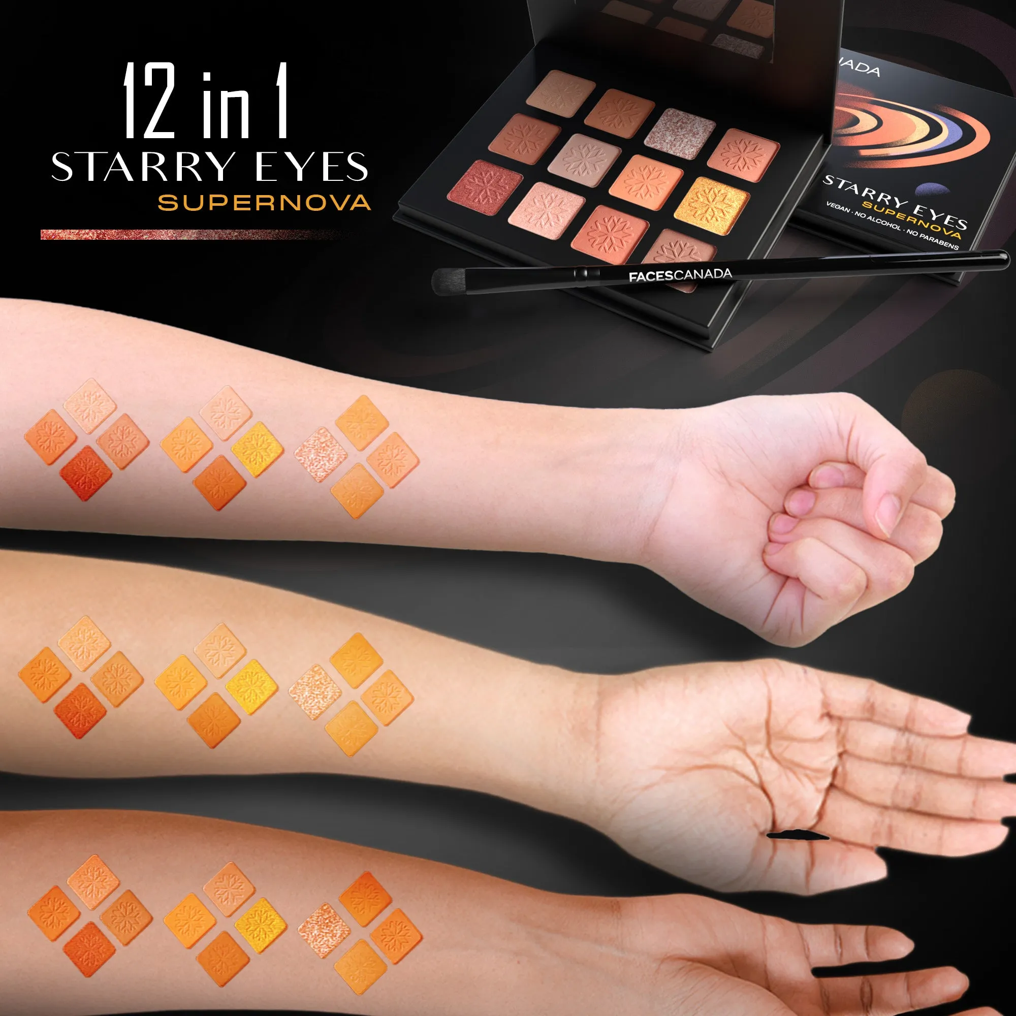 FC Starry Eyes Eye Shadow Palette Supernova 01 16g