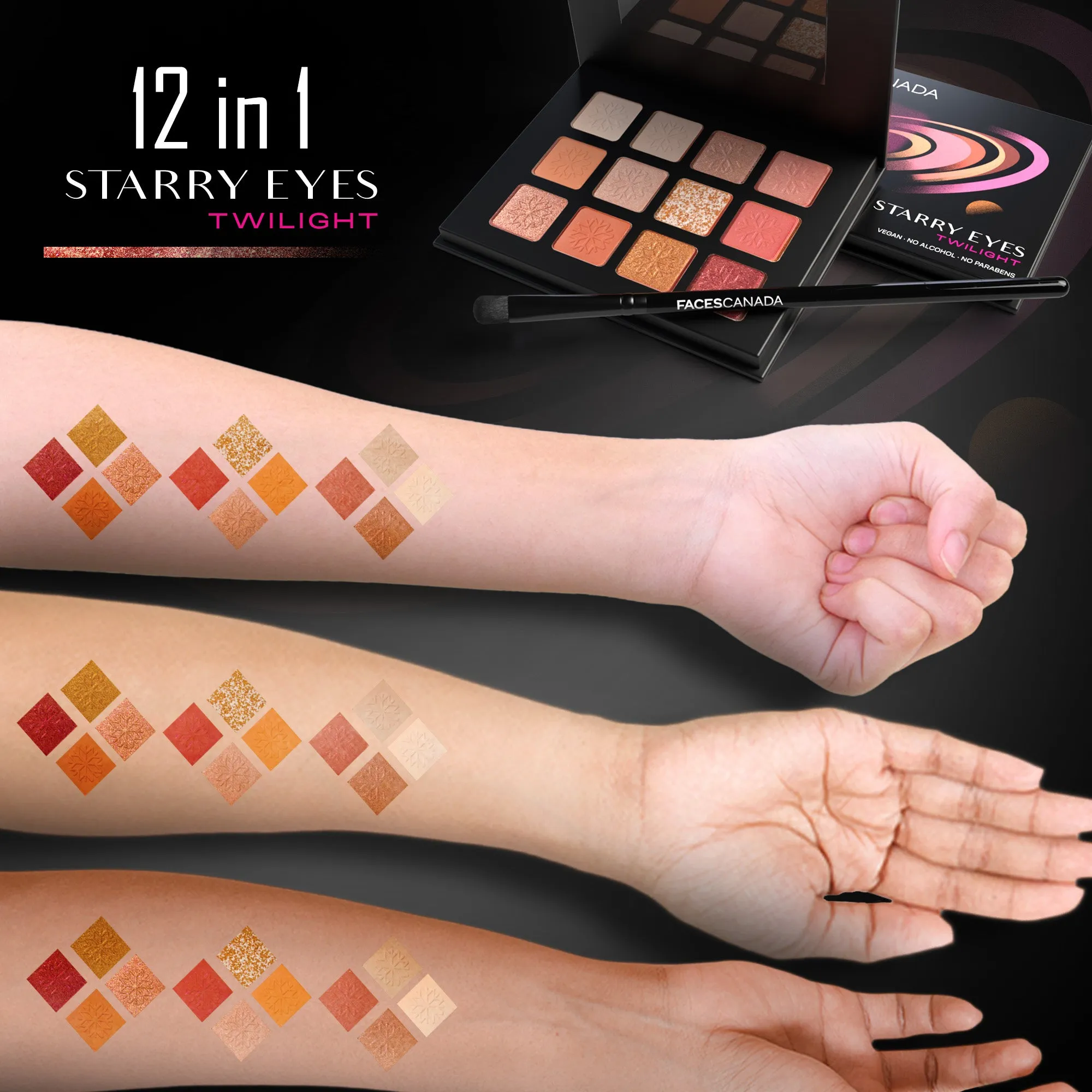 FC Starry Eyes Eye Shadow Palette Twilight 02 16g