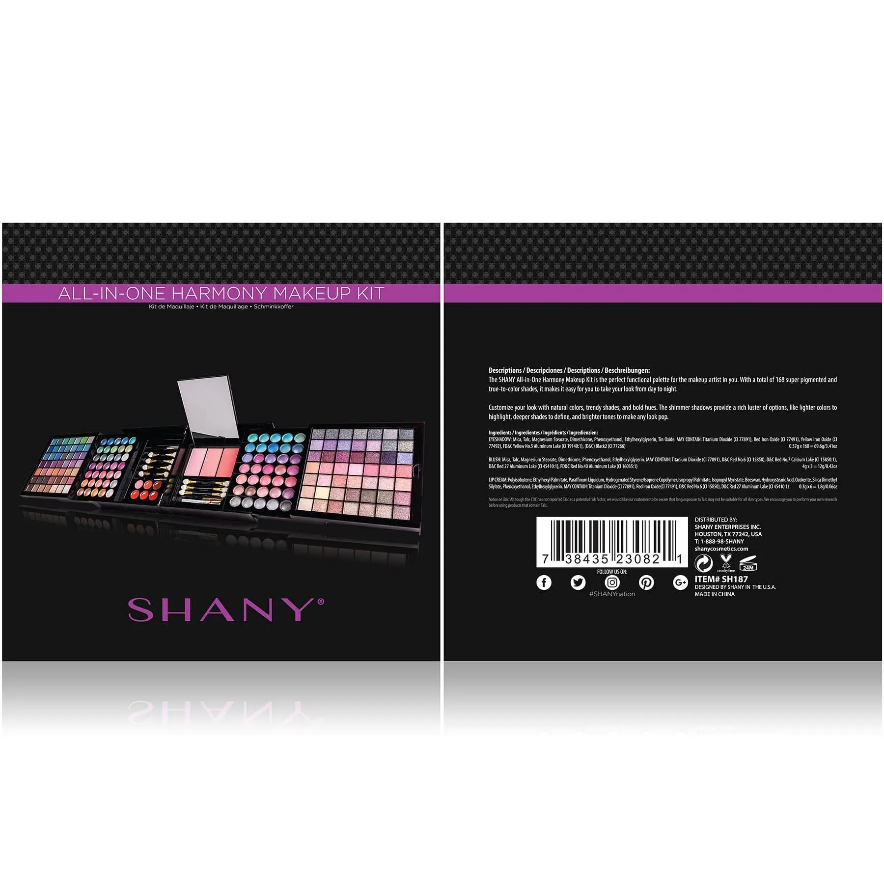 Harmony Makeup Kit - Ultimate Color Combination - Gift set