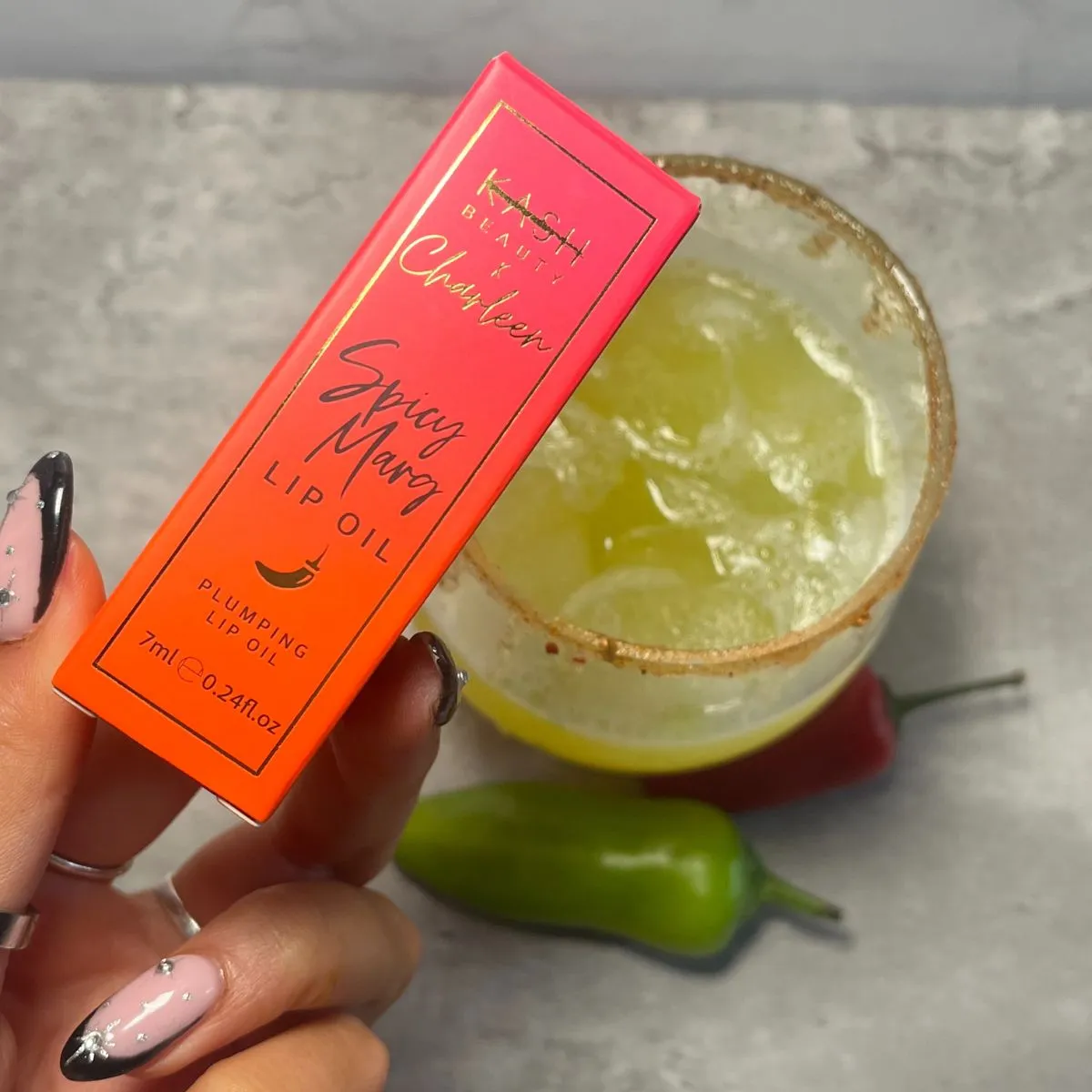 KASH Beauty x Charleen Spicy Marg Plumping Lip Oil - Limited Edition