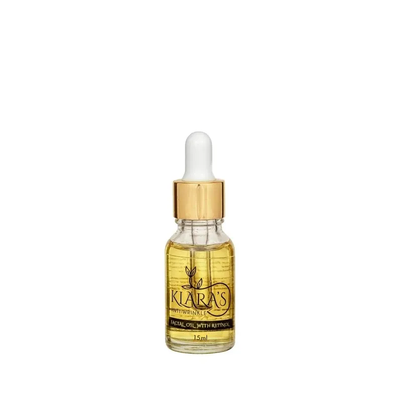 Klara's Retinol Facial Oil with Vitamin A, Avocado & Jojoba – Anti-Aging Dry Oil for Rejuvenation & Hydration.