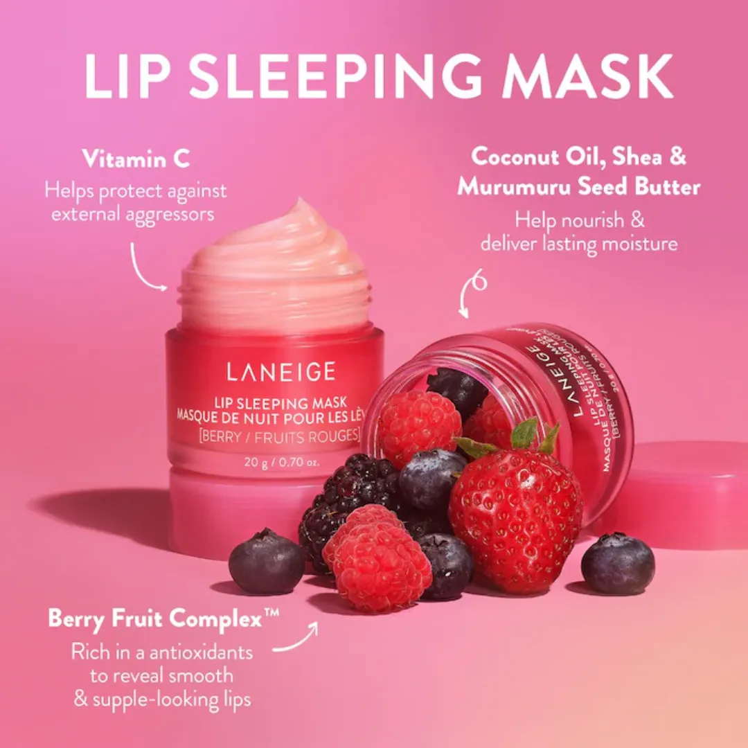 Laneige Lip Sleeping Mask Intense Hydration with Vitamin C - Berry 20g