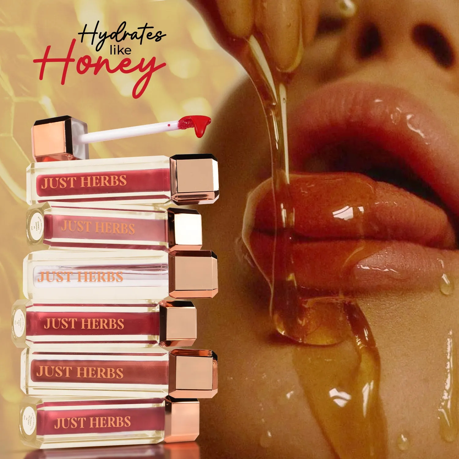 Lip Honey Plumping Gloss with Plant Vitamin C &  Peppermint Oil : 4 ml