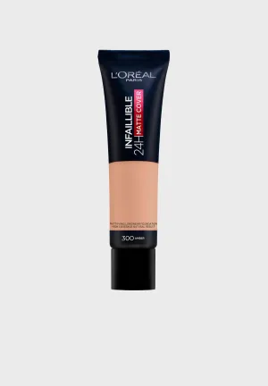 L'OREAL PARIS Infallible Matte Cover Foundation 300 Amber