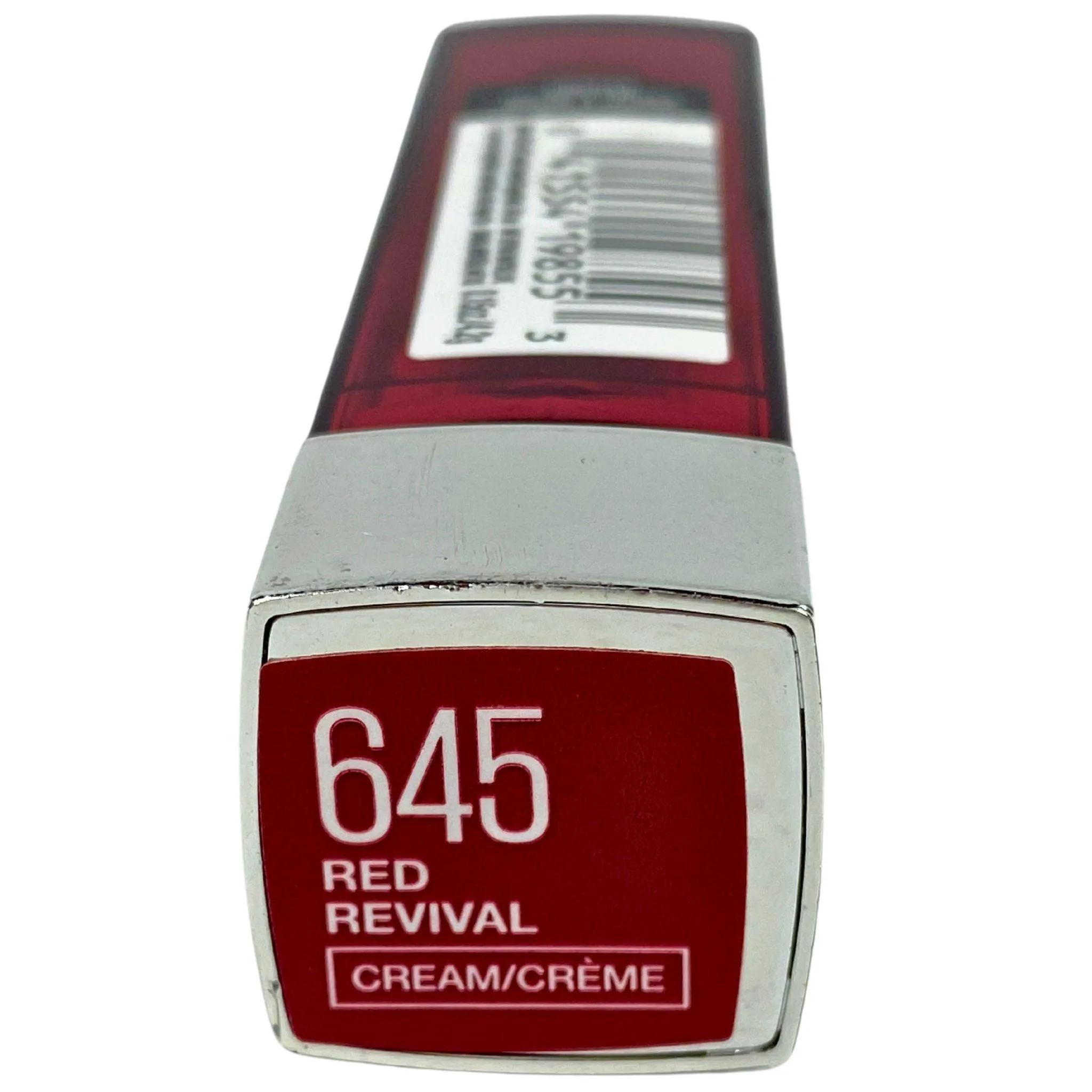 Maybelline 645 Red Revival Cream Lipstick Colorsensational 0.15OZ (50 Pcs Lot)