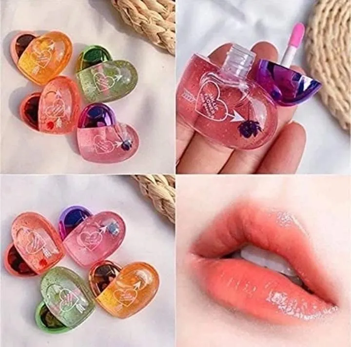 Mini Heart Lip Plumping & Moisturizing Oil Gloss