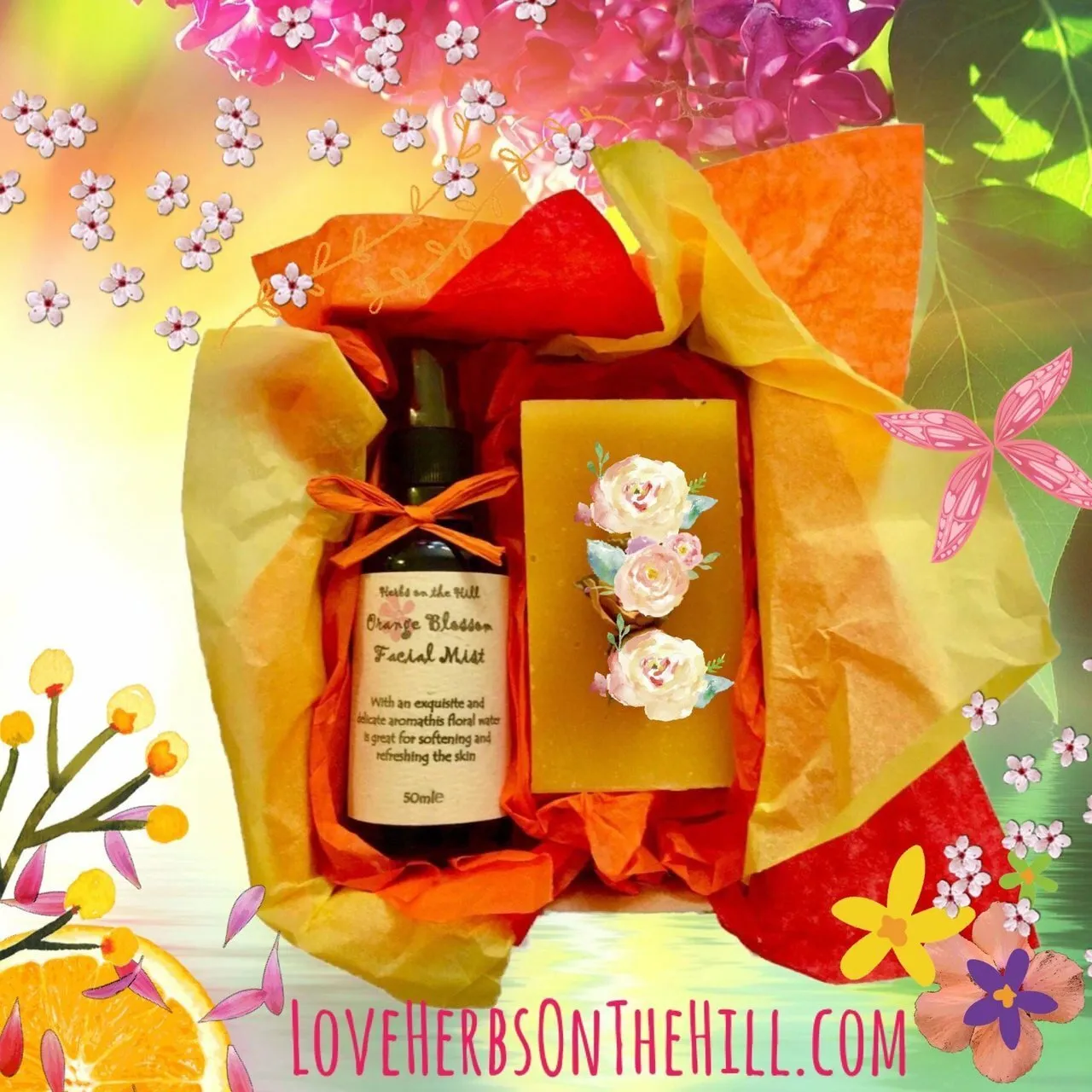 Neroli Orange Blossom Facial Mist & Soap Box