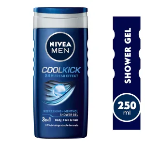 Nivea Shower Gel Men Cool Kick 250Ml