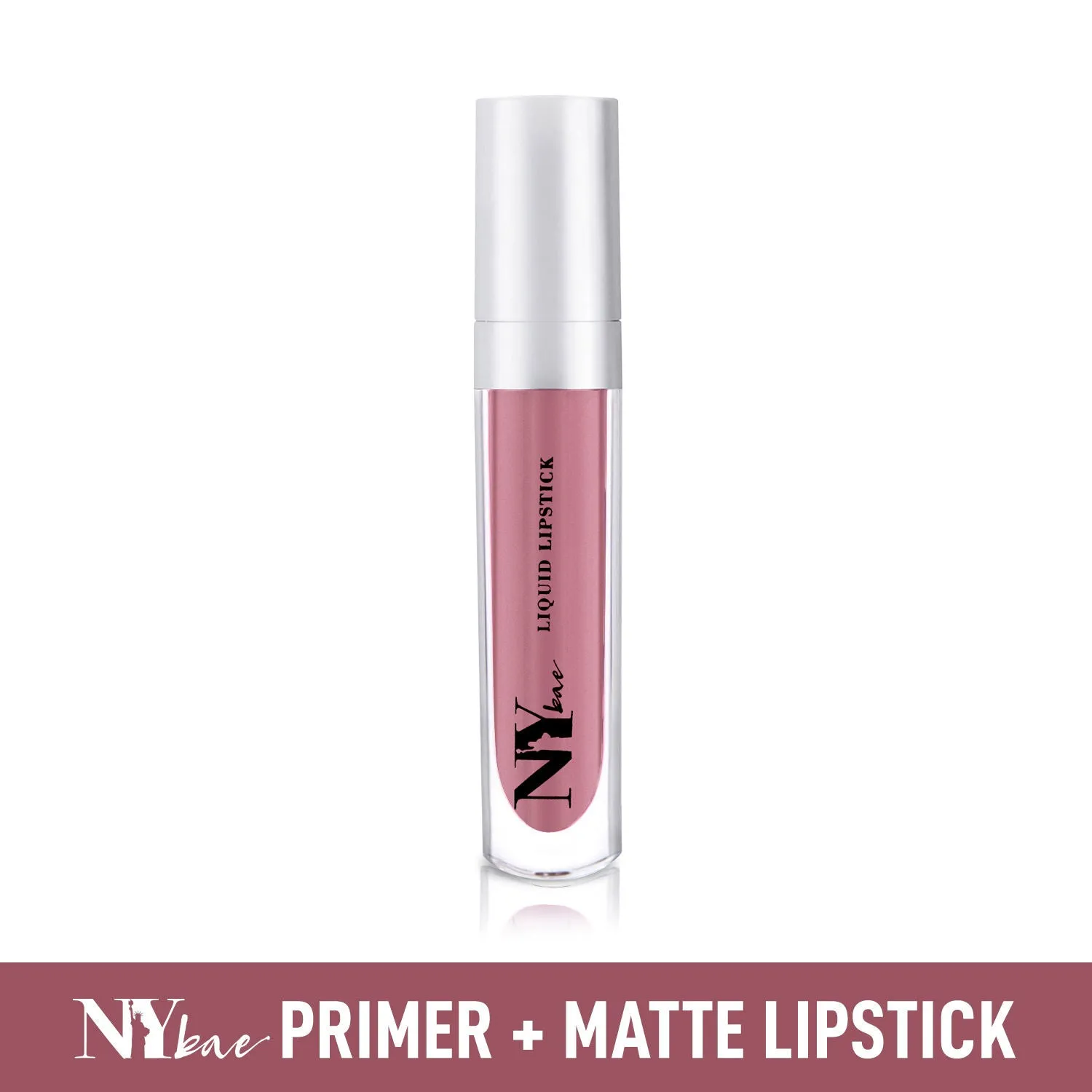 NY Bae Confessions of a Lip-a-holic Liquid Lipstick | Primer   Matte | Pinkish Nude | Long Lasting- Red Carpet Dream 13 (4.5 ml)