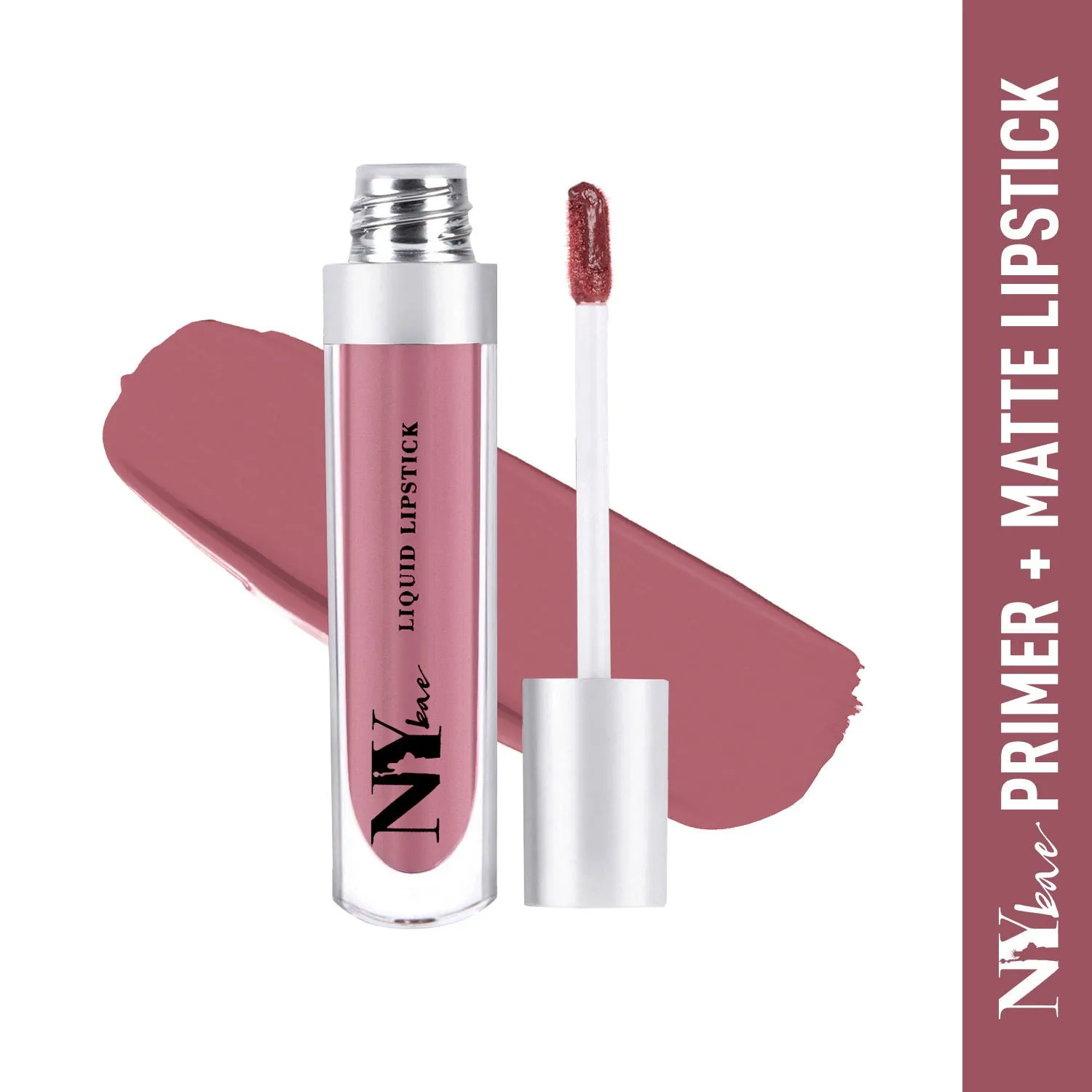 NY Bae Confessions of a Lip-a-holic Liquid Lipstick | Primer   Matte | Pinkish Nude | Long Lasting- Red Carpet Dream 13 (4.5 ml)