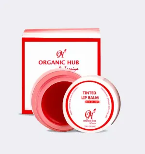 Organic Hub Tinted Lip Balm Red Velvet