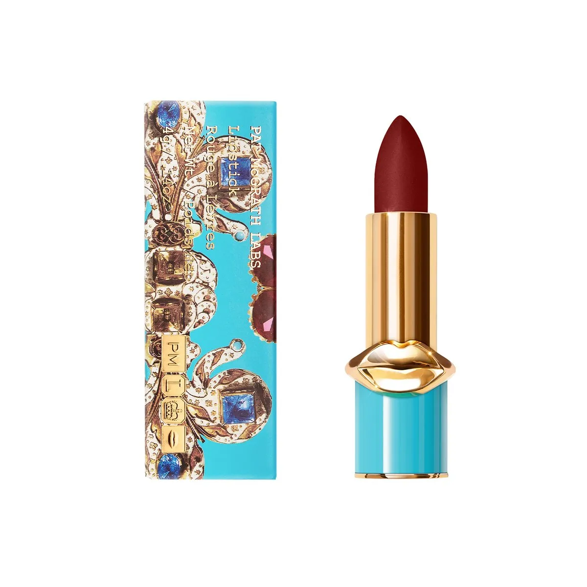 Pat McGrath Opulence Aquamarine MatteTrance Lipstick - 041 Guinevere (Blooded Crimson)