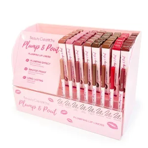 Plum & Pout Plumping Lip Liner 48PC Display Set   8 Free Testers (1 unit)