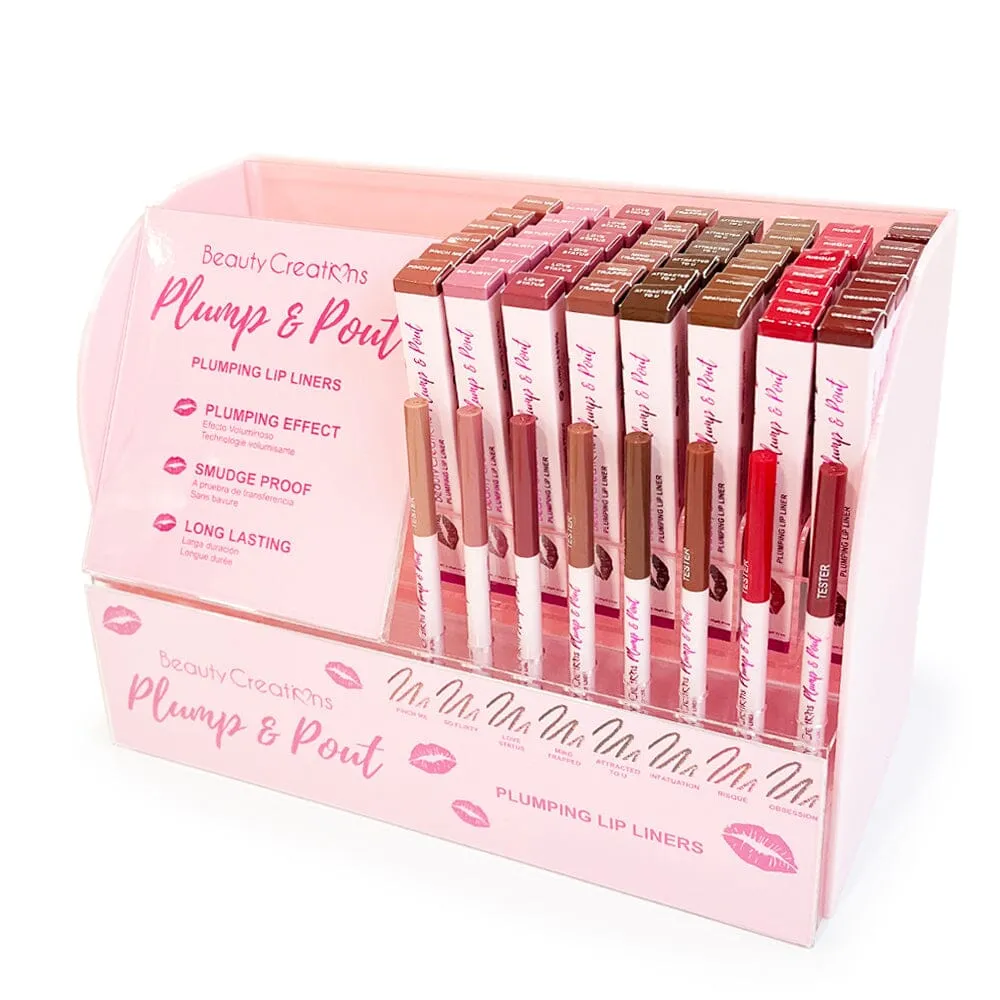 Plum & Pout Plumping Lip Liner 48PC Display Set   8 Free Testers (1 unit)