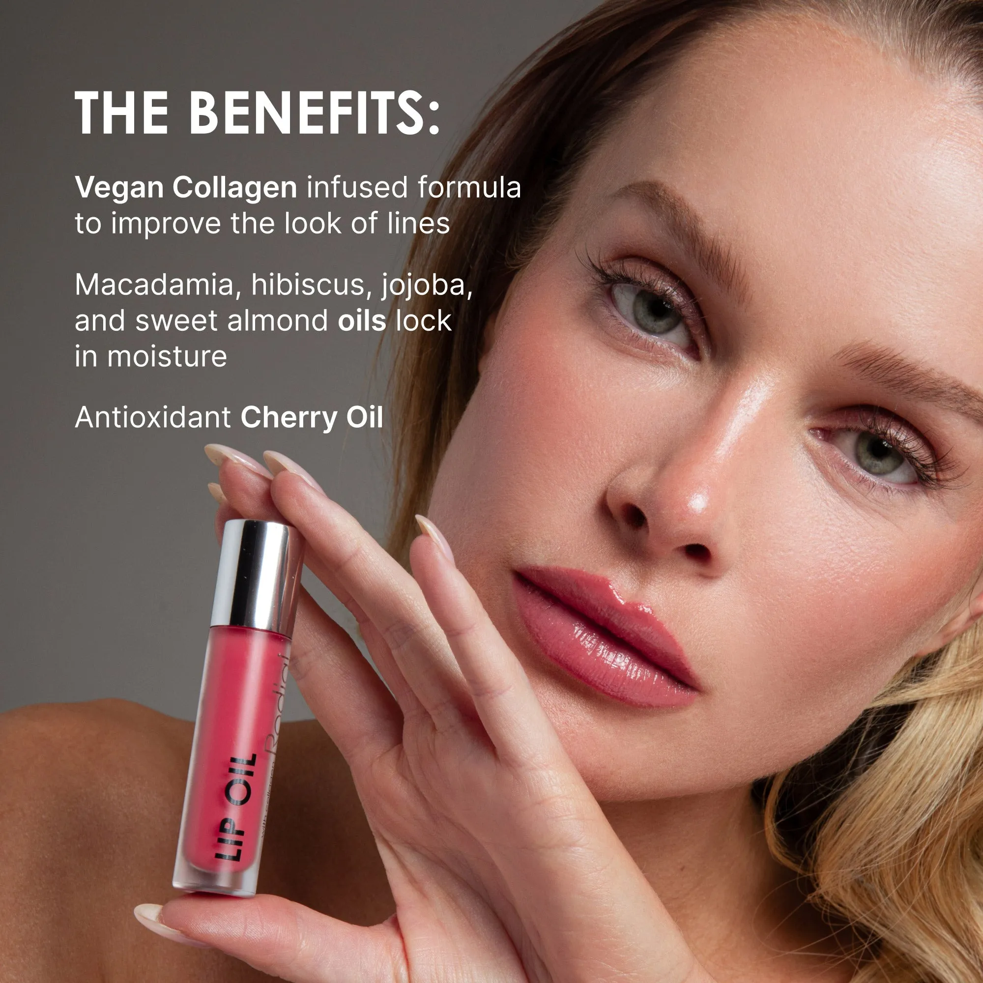 Plumping Collagen Lip Oil - Sugar Coral