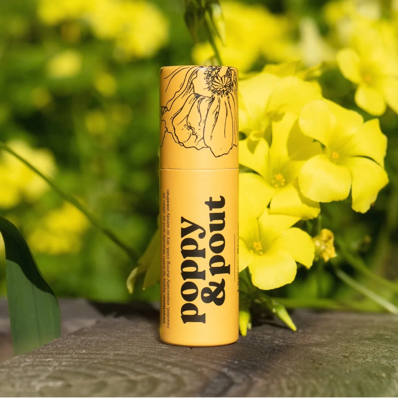 Poppy & Pout Lemon Bloom Lip Balm