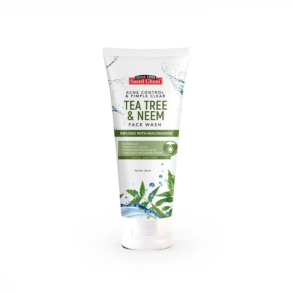 Tea Tree & Neem Acne Control & Pimple Clear Face Wash