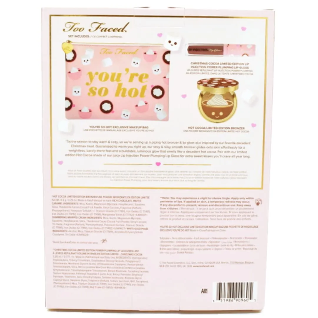 Too Faced You’re So Hot Bronzer and Lip Gloss Set Hot Cocoa Face Bronzer