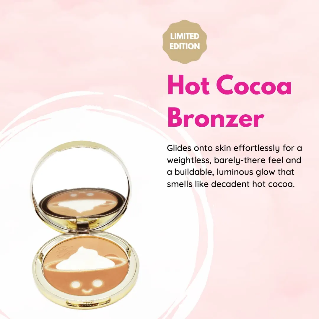 Too Faced You’re So Hot Bronzer and Lip Gloss Set Hot Cocoa Face Bronzer